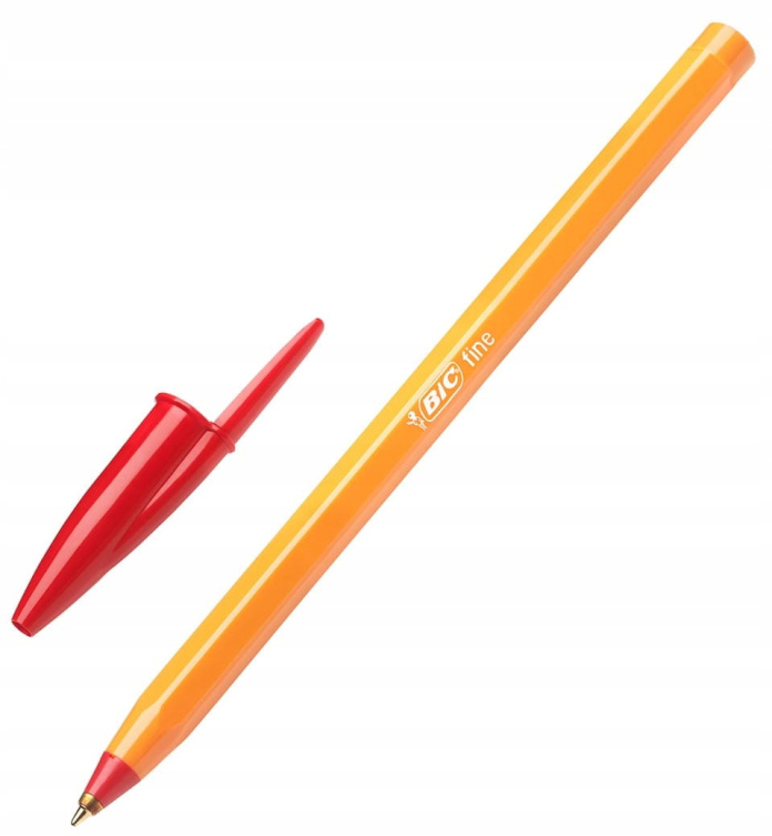 DŁUGOPIS BIC ORANGE CZERWONY PUDEŁKO 20 SZT.